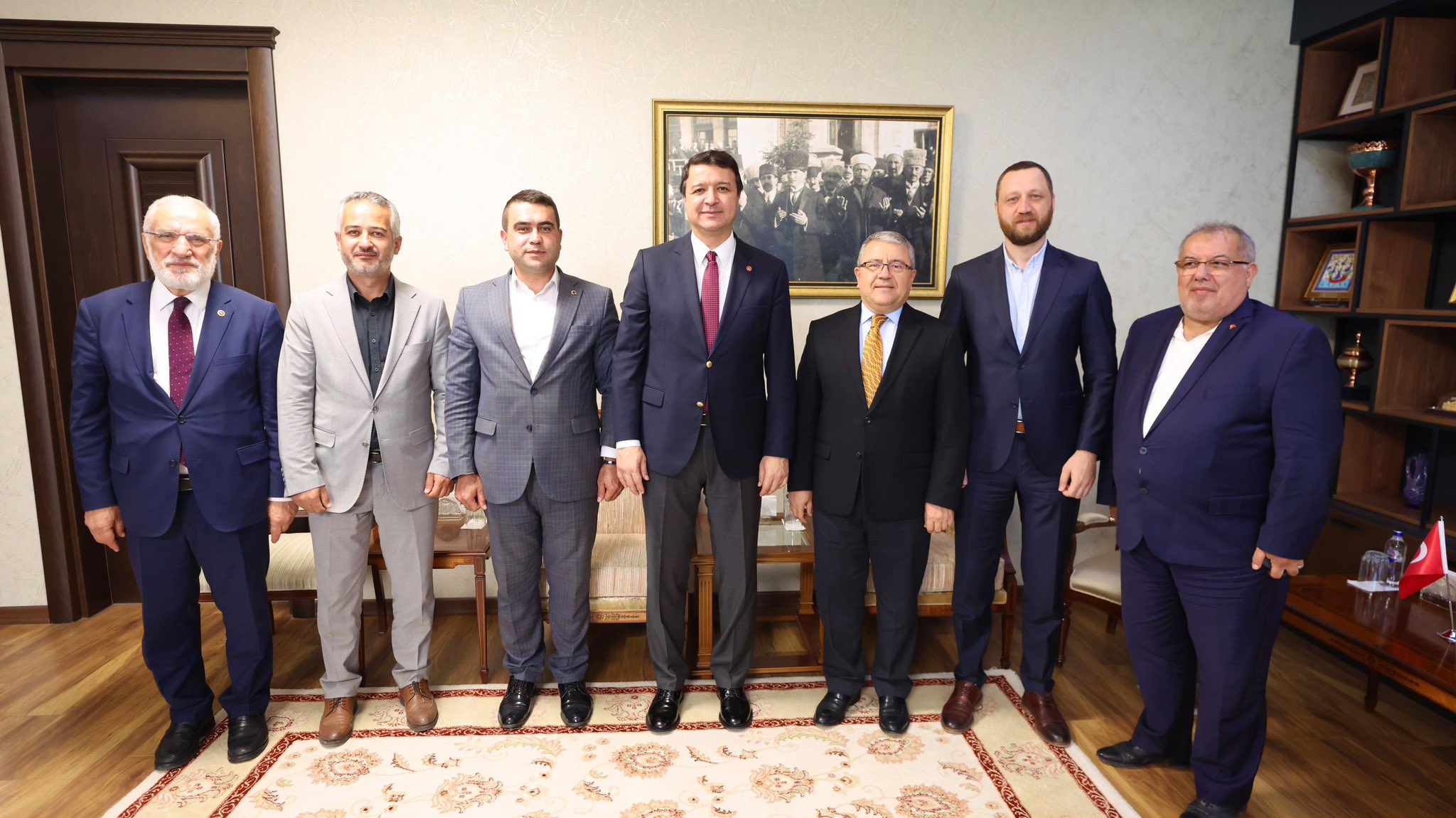 MİL SEN KONFEDERASYONU OLARAK SAADET PARTİSİNE ZİYARET